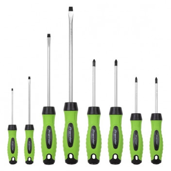 Premier Screwdriver Set Hi-Vis Green (8pc)