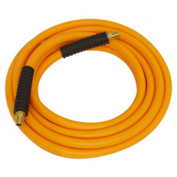 Air Hose 5m x Ø8mm Hybrid High-Visibility with 1/4"BSP Union