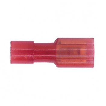 Fully Insulated Terminal 4.7mm Female Red Pack of 100
