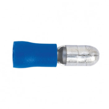Sealey Bullet Terminal Ø5mm Male Blue Pack of 100
