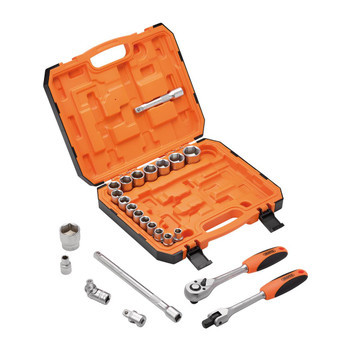 Draper HI-TORQ 6 Point Socket Set 1/2" (24pc)