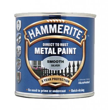 Hammerite Smooth Silver 250ml
