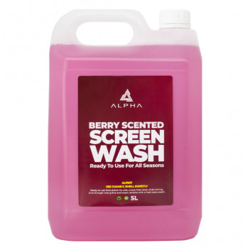 Alpha Screen Wash-  Berry Scented 5L