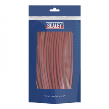 Sealey Heat Shrink Tubing 200mm 100pc - Red