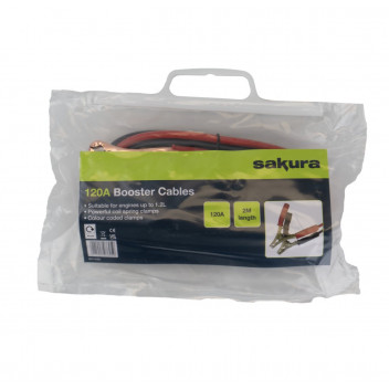 Sakura Booster Cables 120A 2m