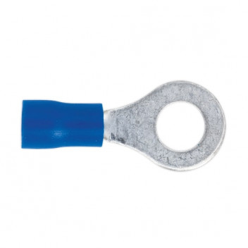 Easy-Entry Ring Terminal Ø6.4mm (1/4") Blue Pack of 100