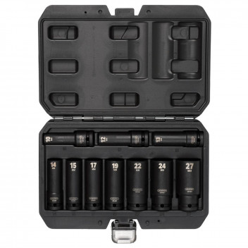 Draper 1/2" Sq.Dr Impact Socket Set (10pc)