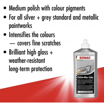 Sonax Polish + Wax Grey 500ml