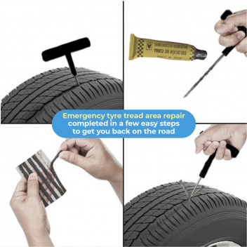 Simply Auto 8-piece Tyre Repair Kit