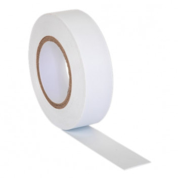 Sealey 20mtr x 19mm Pvc Insulating Tape White
