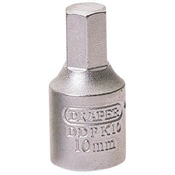 Draper Hexagon Drain Plug Key 3/8" Sq. Dr. 10mm