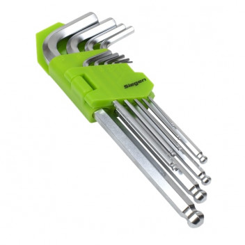 Sealey Long Hex Key Set Ball End Metric (9pc)