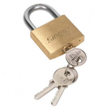 Brass Body Padlock with Brass Cylinder 40mm