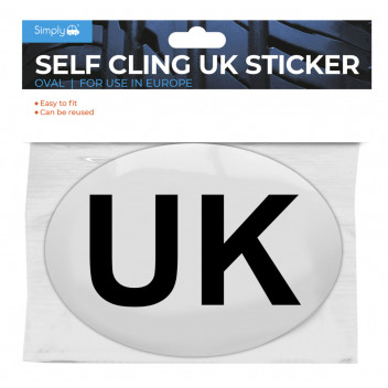 Simply Auto Oval UK Self Cling