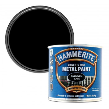 Hammerite Smooth Black  250ml