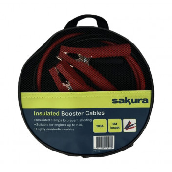 Sakura Insulated Booster Cables 200A 2m