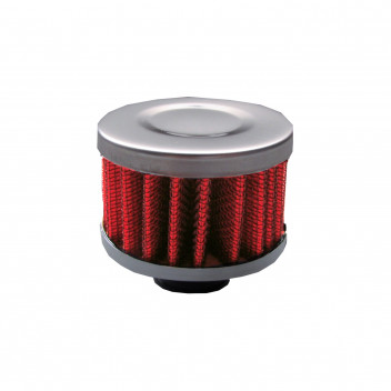 Vent Filter Red With Chrome Finish & Recess