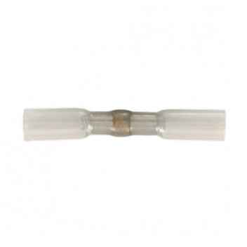 Heat Shrink Butt Connector - Crimp & Solder Clear Pack of 25