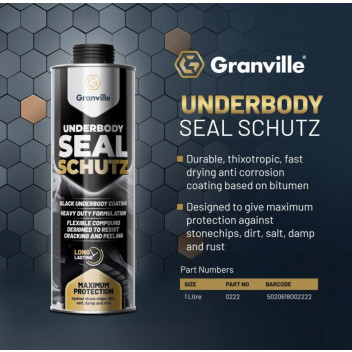 Granville Underbody Seal Black Schutz 1L