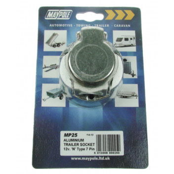 Maypole 12N 7-Pin Aluminium Socket