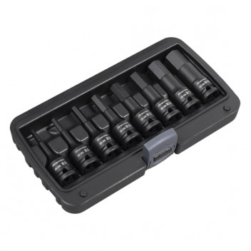 Sealey Impact Hex Socket Bit Set 8pc 1/2"Sq Drive