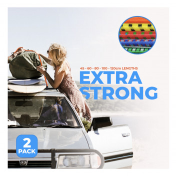 Simply Auto 60cm Pk2 Luggage Elastics
