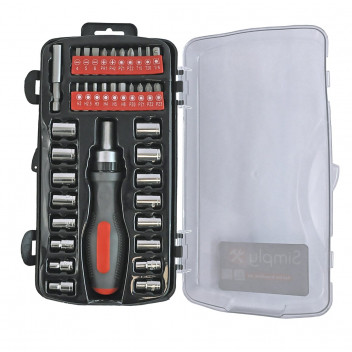 Simply Tools Ratchet Screwdriver Set (38pc)