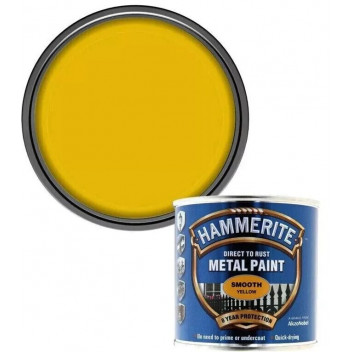 Hammerite Smooth Yellow 250ml