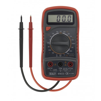 Sealey Digital Multimeter 8-Function with Thermocouple