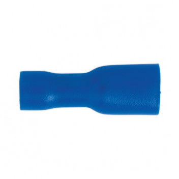 Fully Insulated Terminal 4.8mm Female Blue Pack of 100
