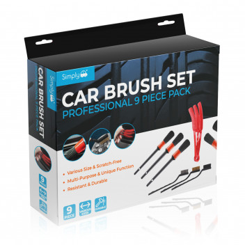 Simply Car Brush Set 9Pc