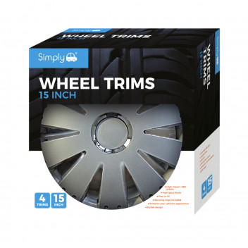 Simply Auto Vortex Wheel Trim Set 15 Inch (4 per box)