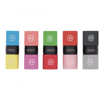 Draper Double Ended Wheel Nut Socket Set 1/2" Sq.Dr. (7pc)