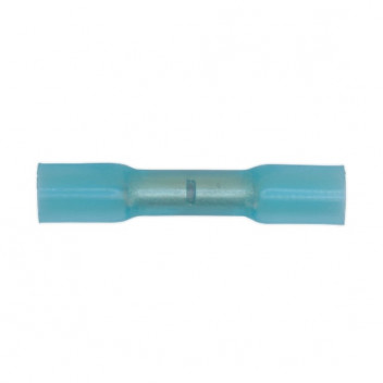 Heat Shrink Butt Connector Terminal Ø5.8mm Blue Pack of 50