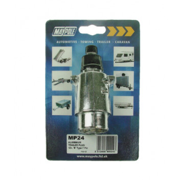 Maypole 12N Type 7 Pin Aluminium Plug