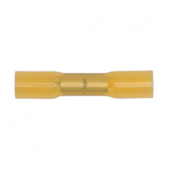 Heat Shrink Butt Connector Terminal Ø6.8mm Yellow Pack of 50