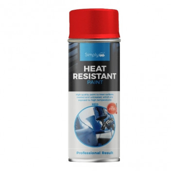 Simply Auto Red Heat Resistant Paint  400ml