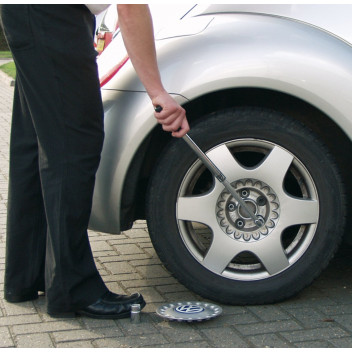 Sealey Extendable L-Bar Wrench Set 1/2"Sq Drive 3pc