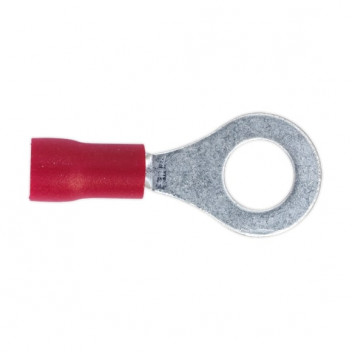 Easy-Entry Ring Terminal Ø6.4mm (1/4") Red Pack of 100