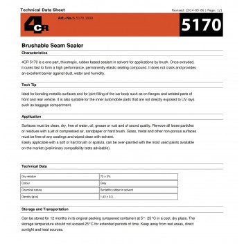4CR Brush On Seam Sealer 1kg