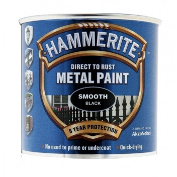 Hammerite Smooth Black  250ml
