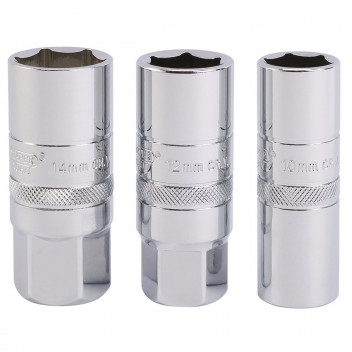 Draper Expert Spark Plug Socket Set 1/2" Sq. Dr. (3pc)