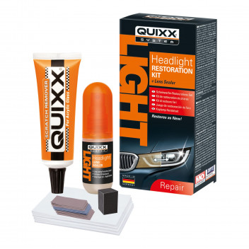 Quixx Headlight Restoration Kit + Lens Sealer