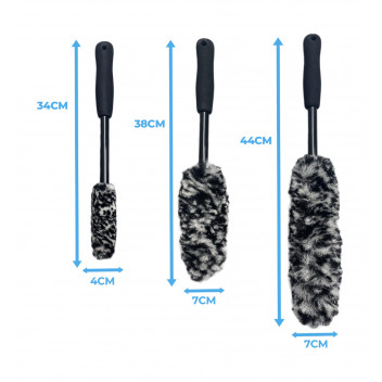 Simply Auto 3Pc Microfibre Wheel Woolies