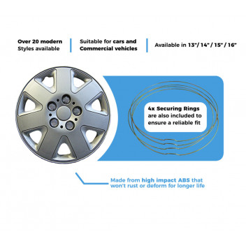 Simply Auto Prime Wheel Trim Set 14 Inch (4 per box)