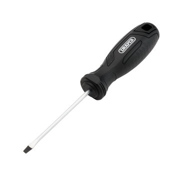 Draper Slotted Hard Grip Screwdriver 3 x 75mm