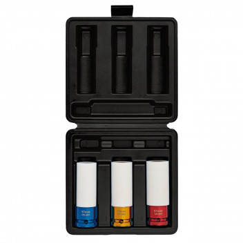 Draper Hi-Torque Wheel Nut Sockets 1/2" Sq Dr (3pc)