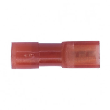 Fully Insulated Terminal 2.8mm Female Red Pack of 100