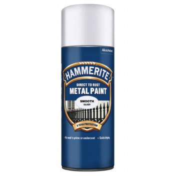 Hammerite Smooth Silver 400ml Aero