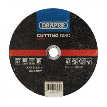 Draper Flat Stone Cutting Disc 230 x 22.23mm